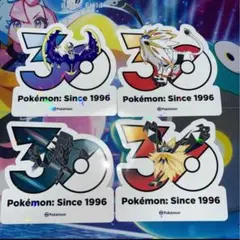 ポケモン 30周年 記念 ステッカー ソンス 韓国 ソルガレオ ルナアーラ