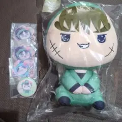 フリューくじ　忍たま乱太郎もちぴこBIGぬいぐるみ中在家長次