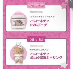 WAKEMAKE HELLO KITTY 特典セット ポーチ ぬいぐるみ 未使用 - メルカリ