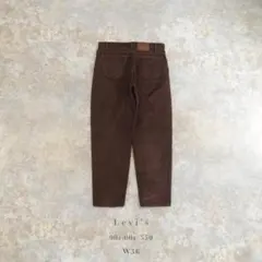 リーバイス 90s- カナダ製 550 リラックステーパード 後染めデニム 36