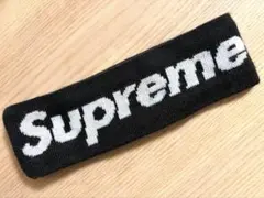 Supreme×ニューエラ ヘアバンド ブラック