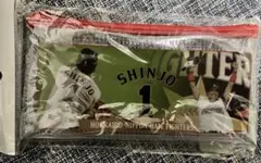 SHINJO ペンケース 未使用 美品 ファスナー小物入れ 新庄剛志 日ハム