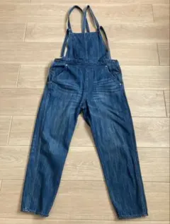ニコアンド… デニム　オーバーオール サロペット インディゴブルー