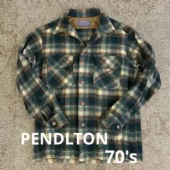 ま*り様 ⭐︎特価⭐︎PENDLTON 70's オンブレチェック　USA製　開