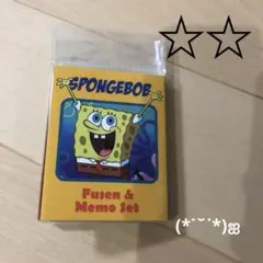 ☆18 スポンジボブ 付箋 新品未使用