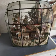 l*y様 インテリア　テラリウム ミニチュア村 ガラス製