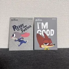 ズートピア EPOCHコレクションカード ジュディ＆ニック 2枚セット