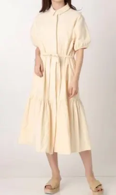 パフスリーブワンピース