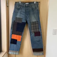 ジュンヤワタナベ　パッチワークデニム　Mサイズ