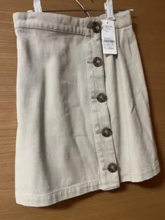 rienda ベージュ デニムタイトスカート