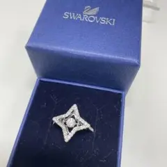 未使用品　Swarovski 星形　ダンシング　クリスタルリング