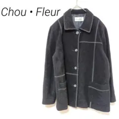 Chou Fleur グレー テーラードジャケット フリー　カジュアル　ポケット