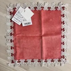 近沢レース店　和レース　折り鶴　タオルハンカチ