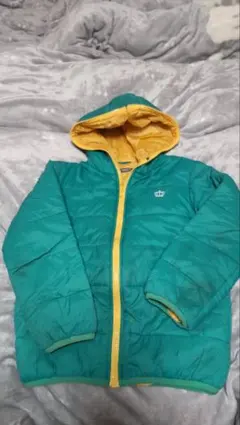 BABYDOLL 中綿コート 140サイズ グリーン/イエロー