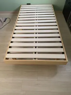 木製シングルベッドフレーム スラット式