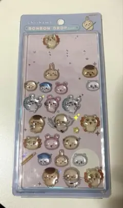 ボンボンドロップシール　ちいかわ　みんなポーズ　お裾分け