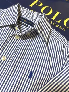 POLORalph Lauren長袖ストライプシャツ キッズ150 ❀新品同様