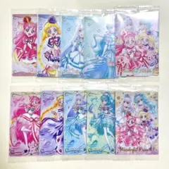 プリキュアカードウエハース9・10 わんだふるぷりきゅあ!セット わんぷり