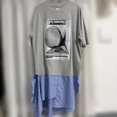 ROSEBUD グレー レイヤードTシャツ