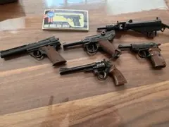 レア！！オールダイキャスト製　銃 5個セット おまけ付き