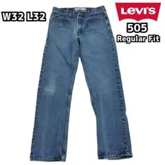 리바이스 505 Regular Fit 스트레이트 데님 W32L32 헌옷