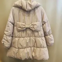 女児用 Berry's 薄ピンク 中綿コート 130cm