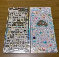 ぷくぷくあわわちゃん ジュエルプチドロップシール リボン ジュエルドロップ