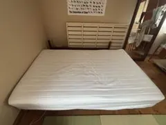 7月末まで！　極美品　無印　脚付マットレス　高密度ポケットコイル　セミダブル