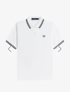FRED PERRY ホワイトポロシャツ