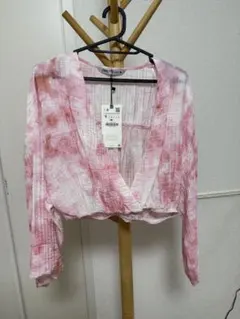 ZARA タイダイ柄 クロップドシャツ Sサイズ