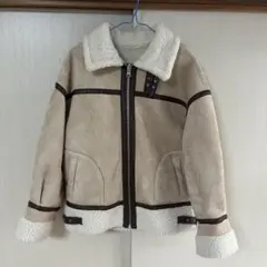 ムートンコート ベージュ