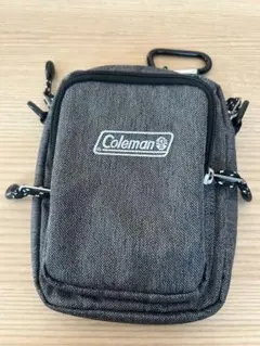 Coleman ヘリンボーンバッグ グレー　ウエストポーチ