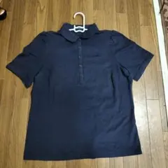 バーバリー（BURBERRY）　ロンドン　ポロシャツ　ネイビー　半袖　Ｌ（5）