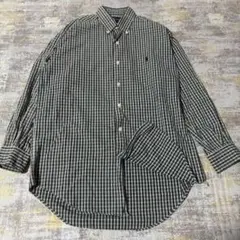 90s【Ralph Lauren】MARLOWE/ボタンダウン長袖シャツ/709のサムネイル