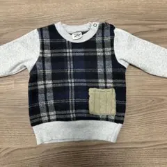 【チェックのみ】ベビーキッズトレーナー　スウェット