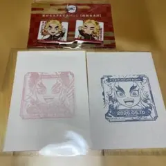 鬼滅の刃 繋がるスクエア缶バッジ 煉獄杏寿郎