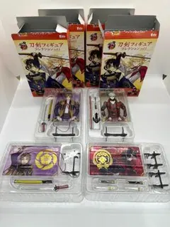 未使用 刀剣フィギュアコレクション 正宗 長谷部 大千鳥十文字槍 4点セット