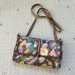 【8519】レア！　レスポートサック　フック付きショルダーバッグ 傘柄