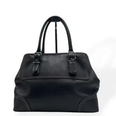 COACH A4収納 ビジネス トートバッグ レザー 7585 ブラック コーチ