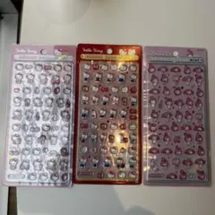 BONBON DROPシール ハローキティレッド　ピンク　マイメロディ
