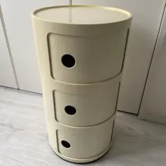 正規品　Kartellカルテル　コンポニビリ 3段 ホワイト　キャビネット　収納