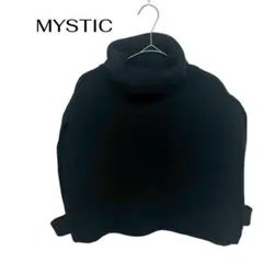 B0263MYSTICニットベスト　タートル　重ね着レイヤードのサムネイル