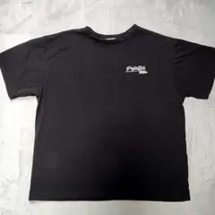 INGNIイング オーバーサイズ半袖Tシャツ黒ロゴバックプリントM大きいサイズのサムネイル