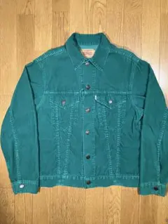 70s 70505 Levi's グリーン　コーデュロイジャケット