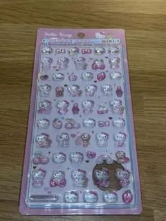 正規品　ボンボンドロップシール　mini キティ　ピンク　サンリオ