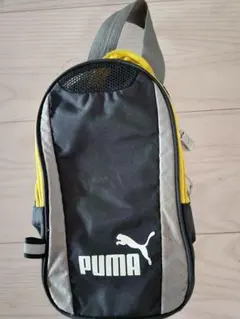 PUMA シューズバッグ 靴袋 ブラック イエロー