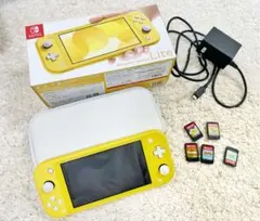 Nintendo Switch Lite 人気カセット5本付き