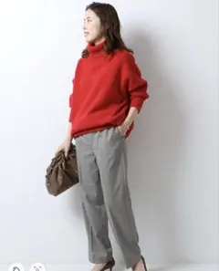 【極美品】Spick &Span ファインメリノタートルプルオーバー