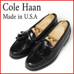 USA製 コールハーン タッセルローファー ブラック 7D Cole Haan