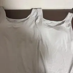 エアリズム ブラタンクトップ XLライトグレー　2枚